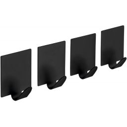 Sapho haczyk na ręcznik 4 szt. czarny mat 33201