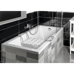 Sapho siedzisko dla niepełnosprawnych wannowe białe AE549