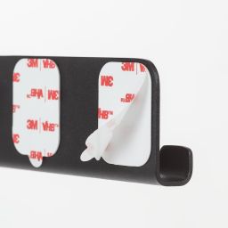 Tiger Colar wieszak na ręcznik poczwórny czarny 13147.3.07.46