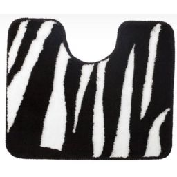 Sealskin Safari dywanik łazienkowy 60x50 cm pod WC czarno/biały 293557619