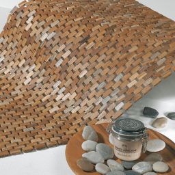 Sealskin Woodblock dywanik łazienkowy 90x52 cm drewno teak 293324274