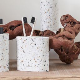 Sealskin Blend kubek na szczoteczki podwójny terrazzo 800035