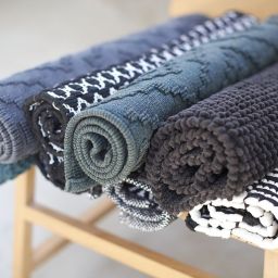 Sealskin Aztec dywanik łazienkowy 60x90 cm prostokątny bawełniany ciemny zielony 800096