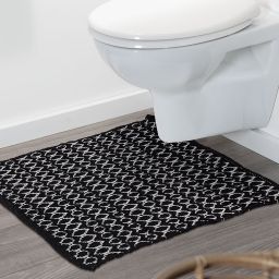 Sealskin Boho dywanik łazienkowy 60x60 cm czarny 800102