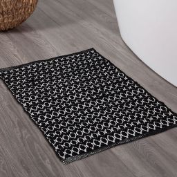 Sealskin Boho dywanik łazienkowy 60x90 cm czarny 800101