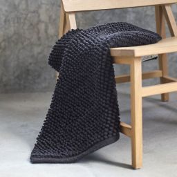 Sealskin Delhi dywanik łazienkowy 60x60 cm bawełna ciemny szary 800112