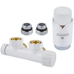 Schlosser zestaw przyłączy duo-plex 3/4xM22x1,5 prawy biały 602100001