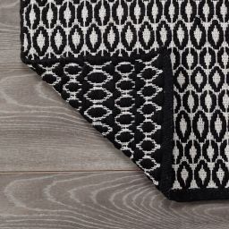 Sealskin Boho dywanik łazienkowy 60x60 cm czarny 800102