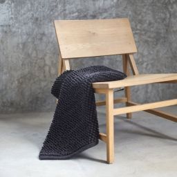 Sealskin Delhi dywanik łazienkowy 60x60 cm bawełna ciemny szary 800112