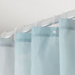 Sealskin Earth zasłona prysznicowa 180x200 cm poliester ciemny zielony/złamana biel 800140