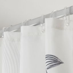 Sealskin Birds zasłona prysznicowa 180x200 cm poliester czarny/biały 800141