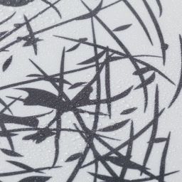 Sealskin Flow zasłona prysznicowa 180x200 cm poliester czarny/biały 800142