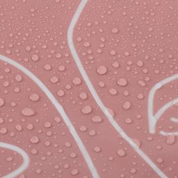 Sealskin Mind zasłona prysznicowa 180x200 cm PEVA ciemny różowy/biały 800147