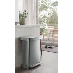 Simple Human kosz na śmieci 45 l stal CW2024