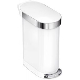 Simple Human kosz na śmieci 45 l biały CW2069