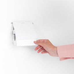Brabantia ReNew uchwyt na papier toaletowy biały 414565
