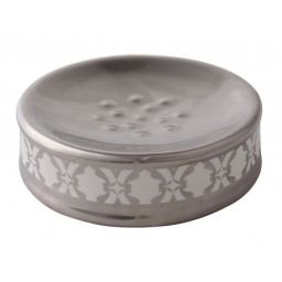 Splendid Glaze mydelniczka stojąca srebrna LA-GLAZE-MYDELN-SRE