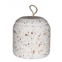 Splendid Granza pojemnik na płatki kosmetyczne biały LA-GRANZA-POJEMN-BIA