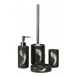 Splendid Piume szczotka toaletowa stojąca czarna LA-PIUME-SZCZWC-CZA