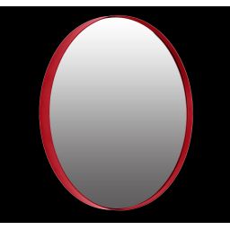 Splendid Rondo lustro 50 cm czerwone LL-W-RONDO-50/50-CZE