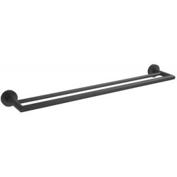 Stella Classic drążek na ręcznik 60 cm prosty czarny mat 07.120-B