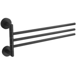 Stella Classic wieszak trójramienny czarny mat 07.130-B