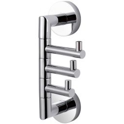 Stella Classic wieszak na ręcznik potrójny ruchomy chrom 07.330