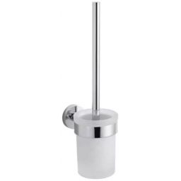 Stella Classic szczotka toaletowa wisząca chrom/szkło 07.431