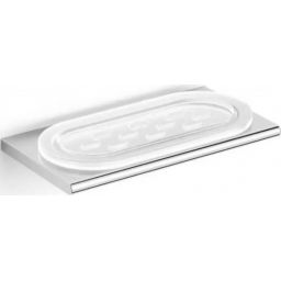 Stella Milano mydelniczka ścienna chrom/szkło matowe 12.421