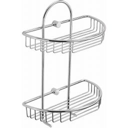 Stella półka ścienna podwójna chrom 16.050