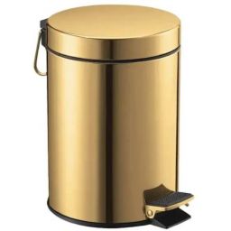 Stella Standard kosz na śmieci 3 l złoty połysk 20.003-G