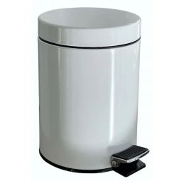 Stella Standard kosz na śmieci 5 l stal biały połysk 20.005-WP