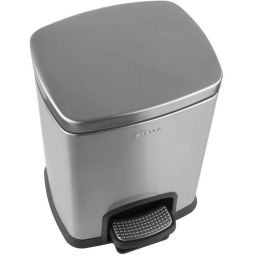 Stella kosz na śmieci 5 l pedałowy srebrny 20.20305
