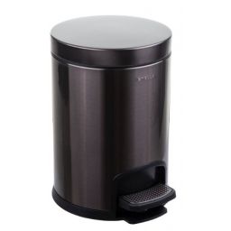 Stella kosz na śmieci 5 l pedałowy grafit metalik 20.20105-B