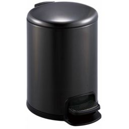 Stella kosz na śmieci 8 l pedałowy czarny 20.20108-MB