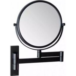 Stella lusterko kosmetyczne 31,5x24 cm okrągłe czarny 22.01330-B