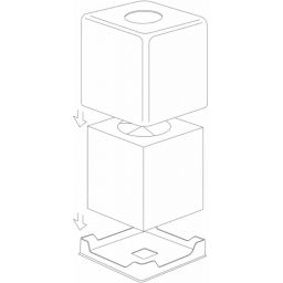 Stella pojemnik na chusteczki higieniczne chrom 23.004