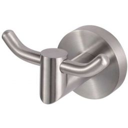 Stella Classic wieszak na ręcznik haczyk podwójny stal szczotkowana 07.320-SB