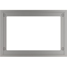 Tece ramka maskująca chrom szczotkowany 9240643