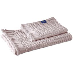 Texpol Soft Wafel ręcznik 160x80 cm i 80x50 cm komplet 2 szt bambusowy różowy 26671