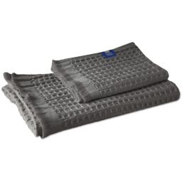 Texpol Soft Wafel ręcznik 160x80 cm i 80x50 cm komplet 2 szt bambusowy antracyt 26669
