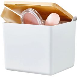 Tesa Baboo pojemnik łazienkowy bambus/biały mat 40521-00000-00