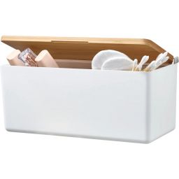 Tesa Baboo pojemnik łazienkowy bambus/biały mat 40522-00000-00
