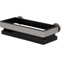 Tiger Noon koszyk łazienkowy wiszący czarny/stal 13205.3.09.46