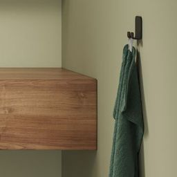 Tiger Colar wieszak na ręcznik podwójny czarny 13146.3.07.46