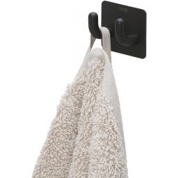 Tiger Pinky wieszak na ręcznik haczyk podwójny czarny mat 800720