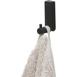 Tiger Rhino wieszak na ręcznik haczyk na kabinę prysznicową czarny mat 800723