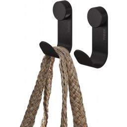 Tiger Gravity wieszak na ręcznik 2 szt haczyk czarny mat 800734