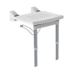 Tres krzesełko do przysznica biały/chrom 034.636.30