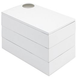 Umbra Spindle szkatułka na biżuterię biała 308712-660